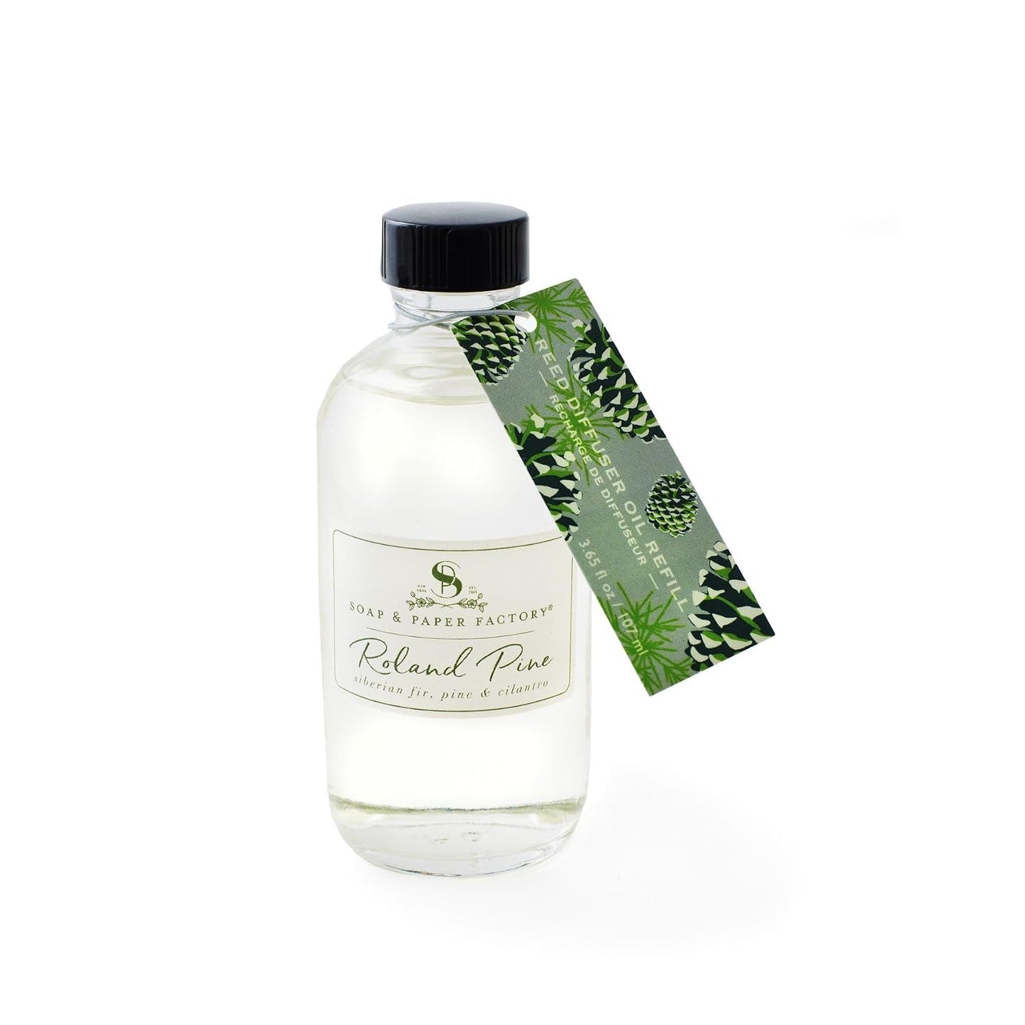 Soap & Paper Factory Roland Pine 3.65 Oz Reed Diffuser Oil Refill