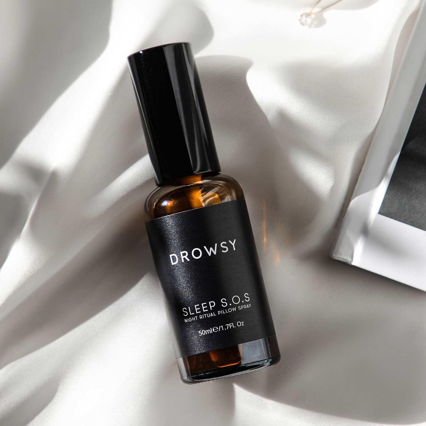 DROWSY SOS Sleep Pillow Spray - Instantly Elevate Your Sleep Experience, Long Lasting & Effective Formula, 6 Month Supply - Natural Vegan Ingredients, 50ml / 1.7 Fl. Oz