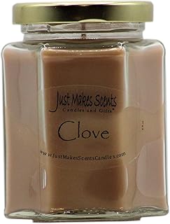 Clove Scented Candle | Warm and Spicy Ground Cloves | Hand Poured in The USA by Just Makes Scents (8 oz)