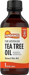 Sundance Australian Tea Tree Oil for Skin | 1 Fluid Ounce | Natural Pure Skin Aid | Melaleuca Alternifolia | Non-GMO and Gluten Free