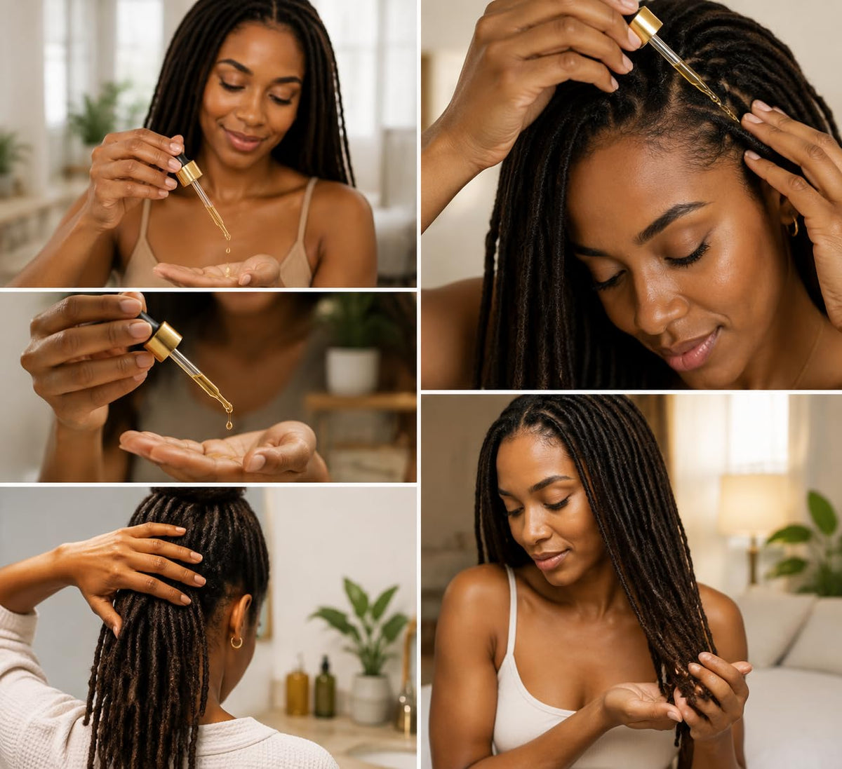 NVLX LABS Rosemary Hair Oil for Locs, Dreadlocks &amp; Sisterlocks, 1.6 Oz