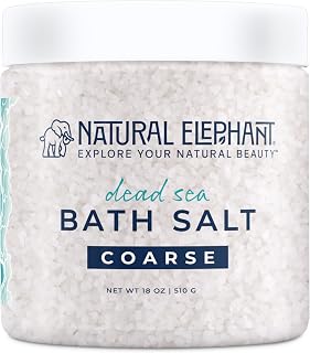 Dead Sea Salt Coarse Grain Bath Soak 18 oz – Relaxing Mineral Soak
