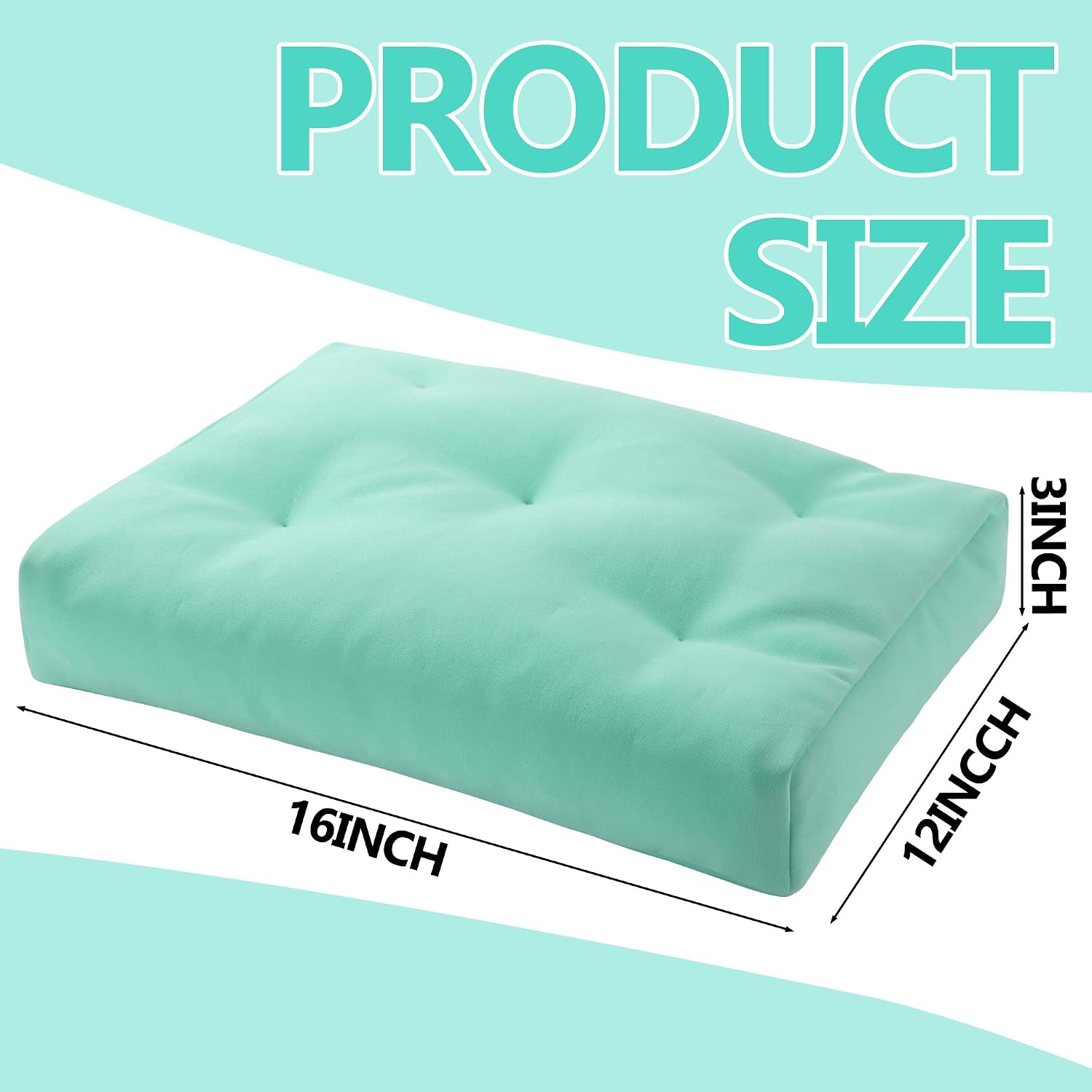 MABOZOO Bath Seat Pillow for Bathtub, Bathtub Seat Cushion For Tub with Non-Slip Suction Cups, Spa Pillow Shower Seat Cushion Bath Tub Cushion For Soaking Tub in Bathroom