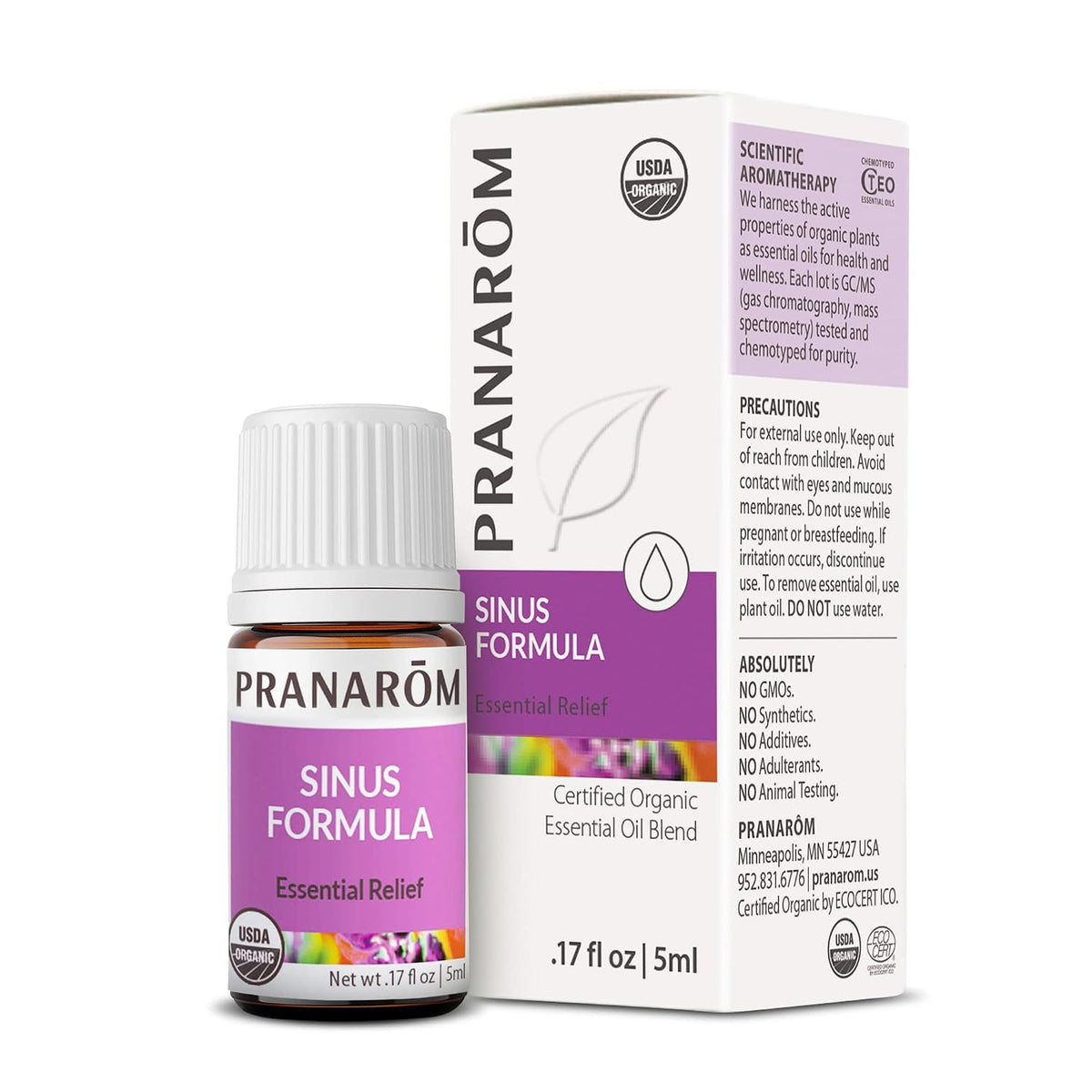 Pranarom - Sinus Formula Essential Oil Blend (5ml) - Olive Oil
