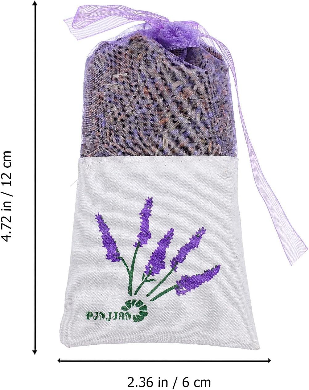 MAGICLULU 6pcs Lavender Scented Sachet Bags Fabric Air Freshener for Drawer and Suitcase, Portable Fragrant Sachets that Keep Clothes Smelling Fresh and Pleasant