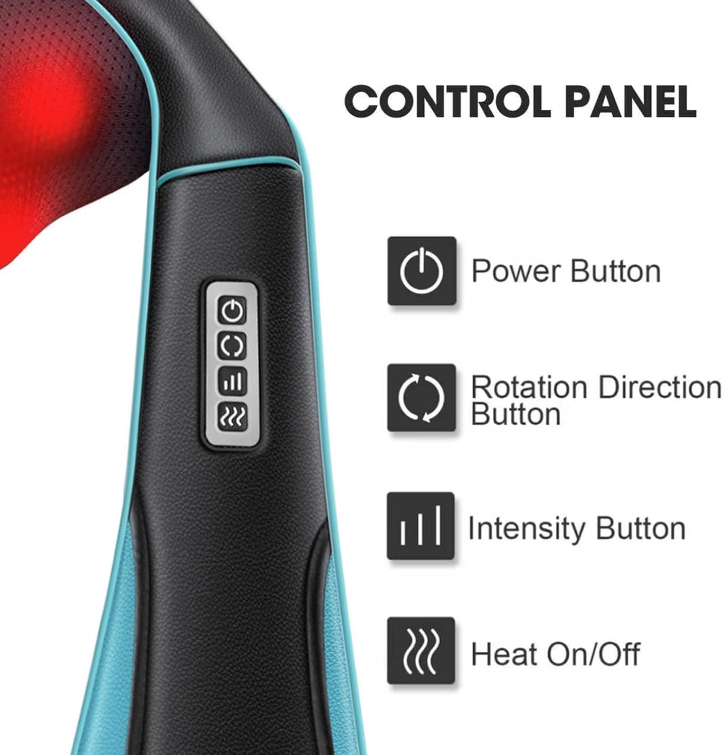 MagicMakers Fathers Day Dad Gifts, Shiatsu Neck Massager with Heat for Pain Relief Deep Tissue – Christmas Gift for Women, Men, Mom, Dad, Her, Him– Amazing Back & Shoulder Relief from Daughter or Son