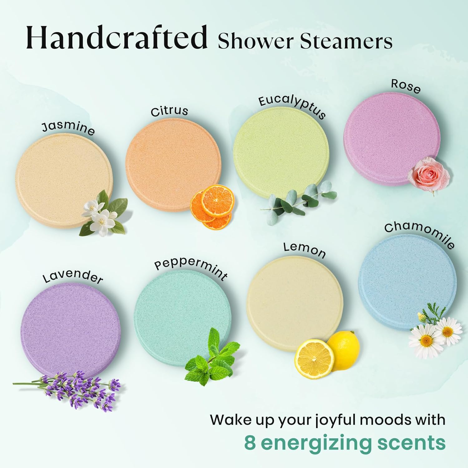 Shower Steamers Aromatherapy – Birthday Gifts for Women Wife Teen Girls Mom, Graduation Gifts, Natural Essential Oils Bath Bombs for Self Care Relaxation Home SPA