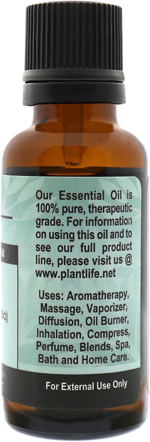 Plantlife Tea Tree Aromatherapy Essential Oil - Straight from The Plant 100% Pure Therapeutic Grade - No Additives or Fillers - 30 ml