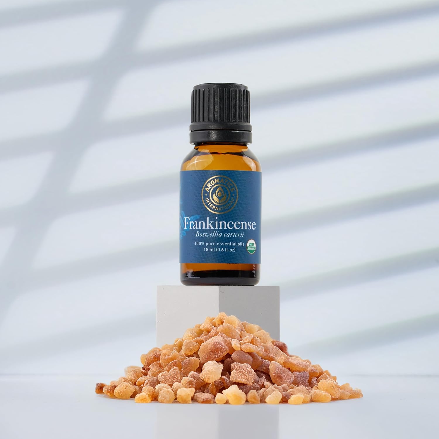 Aromatics International Frankincense Essential Oil 5ml |100% Pure Boswellia Carterii Organic Aromatherapy Oil for Diffuser, Meditation, Relaxation & Skincare
