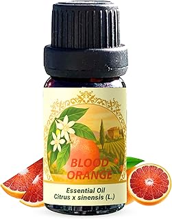 Orange Essential Oil, Blood – 100% Pure, Cold Pressed – 0.33 FL OZ / 10 ML