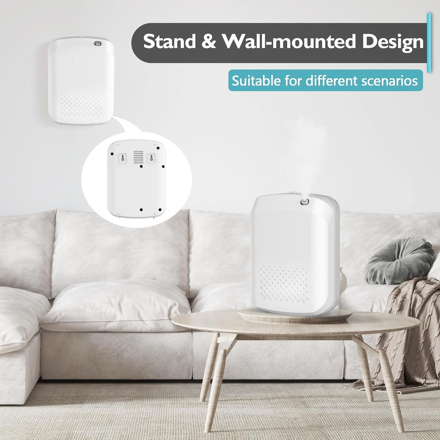 Scent Air Machine for Home, Yofuly Smart Hotel Collection Diffuser with Cold Air Technology, 400Ml Waterless Electric Oil Diffusers for Large Room, Spa, Office, 1500 Sq. Ft Coverage