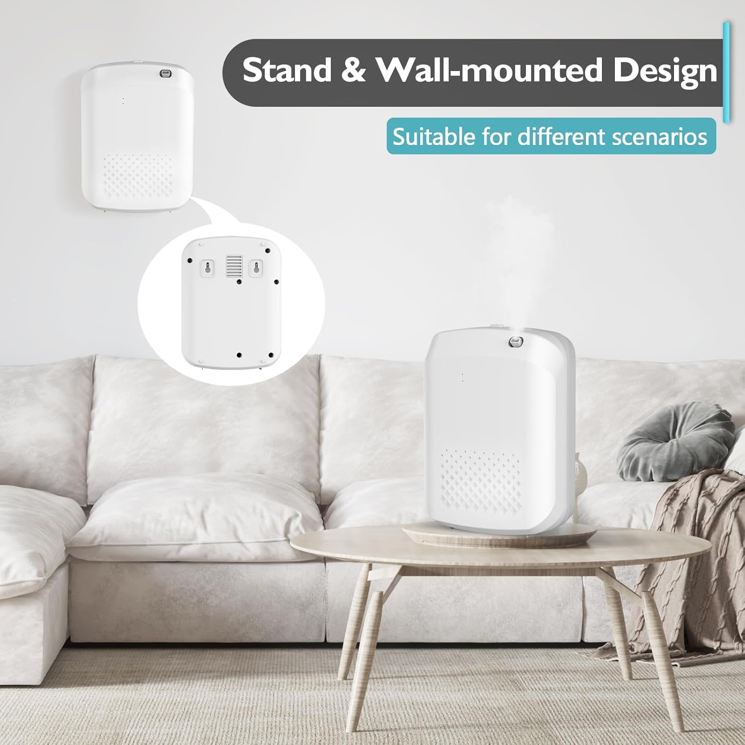 Scent Air Machine for Home, Yofuly Smart Hotel Collection Diffuser with Cold Air Technology, 400Ml Waterless Electric Oil Diffusers for Large Room, Spa, Office, 1500 Sq. Ft Coverage
