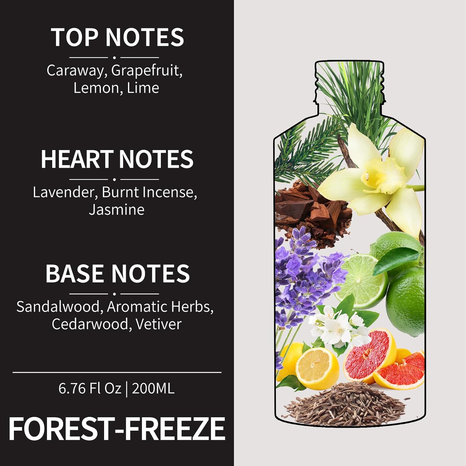 Hotel Collection Diffuser Oil- 6.76 Fl Oz/200ML-Forest-Freeze,Luxury Essential Oils for Diffuser Refill & Machines,Bigger Bottle, Bolder Aroma, Longer Lasting