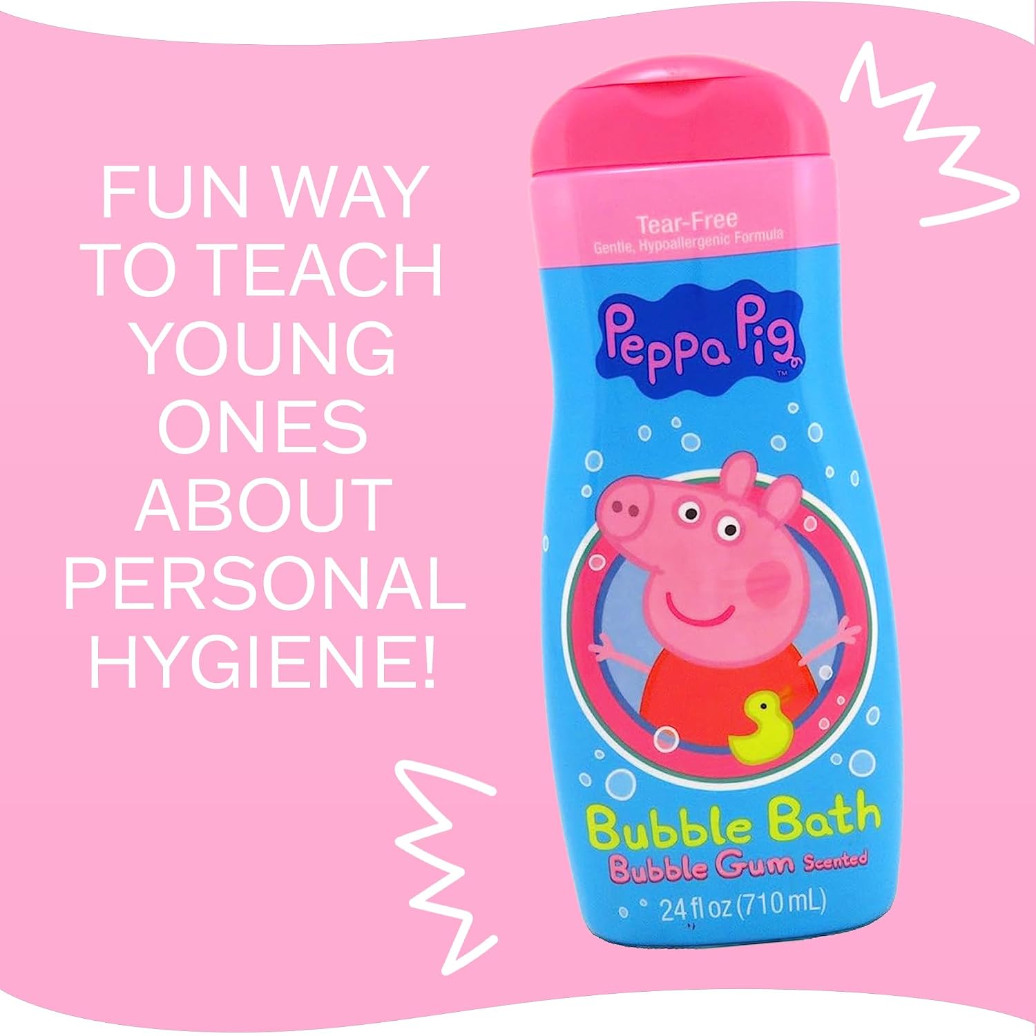 Peppa Pig Bubble Bath 24 Ounce Bubble Gum