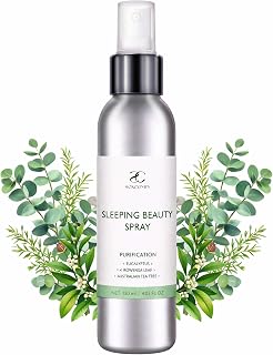 Pillow and Linen Mist, 4.05 fl oz Fabric Fragrance Spray for Pillows, Sheets, Towels, Clothes and Home Textiles, Eucalyptus & Tea Tree