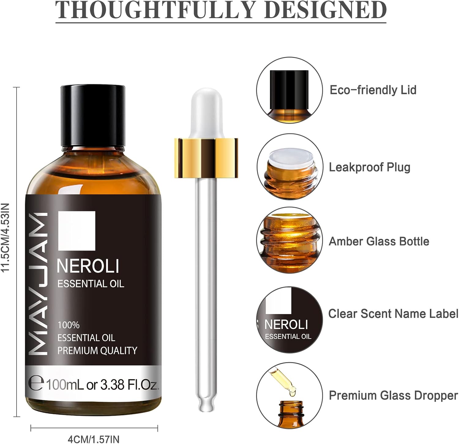 MAYJAM 100ML/3.38FL.OZ Neroli Essential Oil and Ylang Ylang Essential Oil