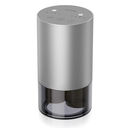 Airversa Dual-Nozzle Waterless Essential Oil Diffuser for Home Rechargeable Scent Diffusers with 5 Timer Settings