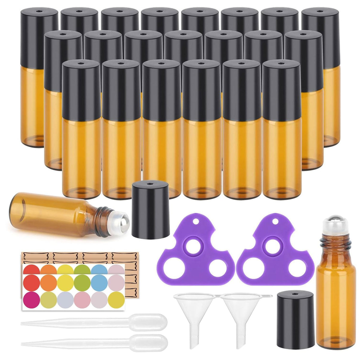 Easytle Essential Oil Roller Bottles