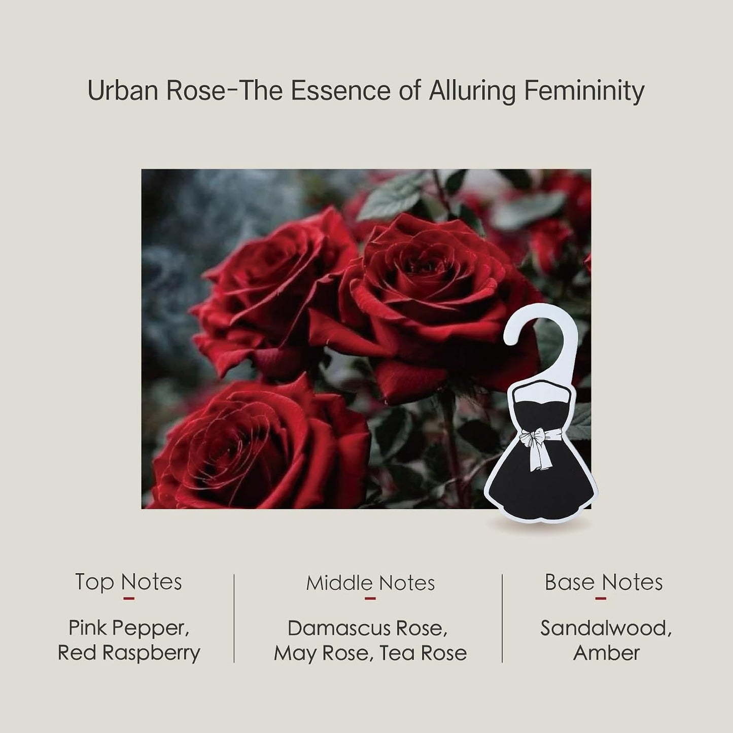 Scented Sachets for Drawer (Urban rose)