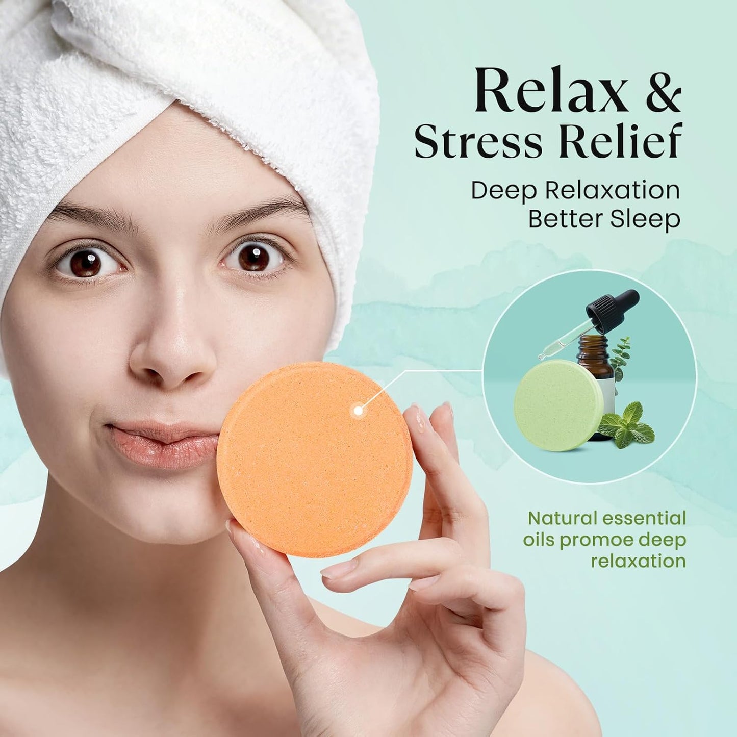 Shower Steamers Aromatherapy – Birthday Gifts for Women Wife Teen Girls Mom, Graduation Gifts, Natural Essential Oils Bath Bombs for Self Care Relaxation Home SPA