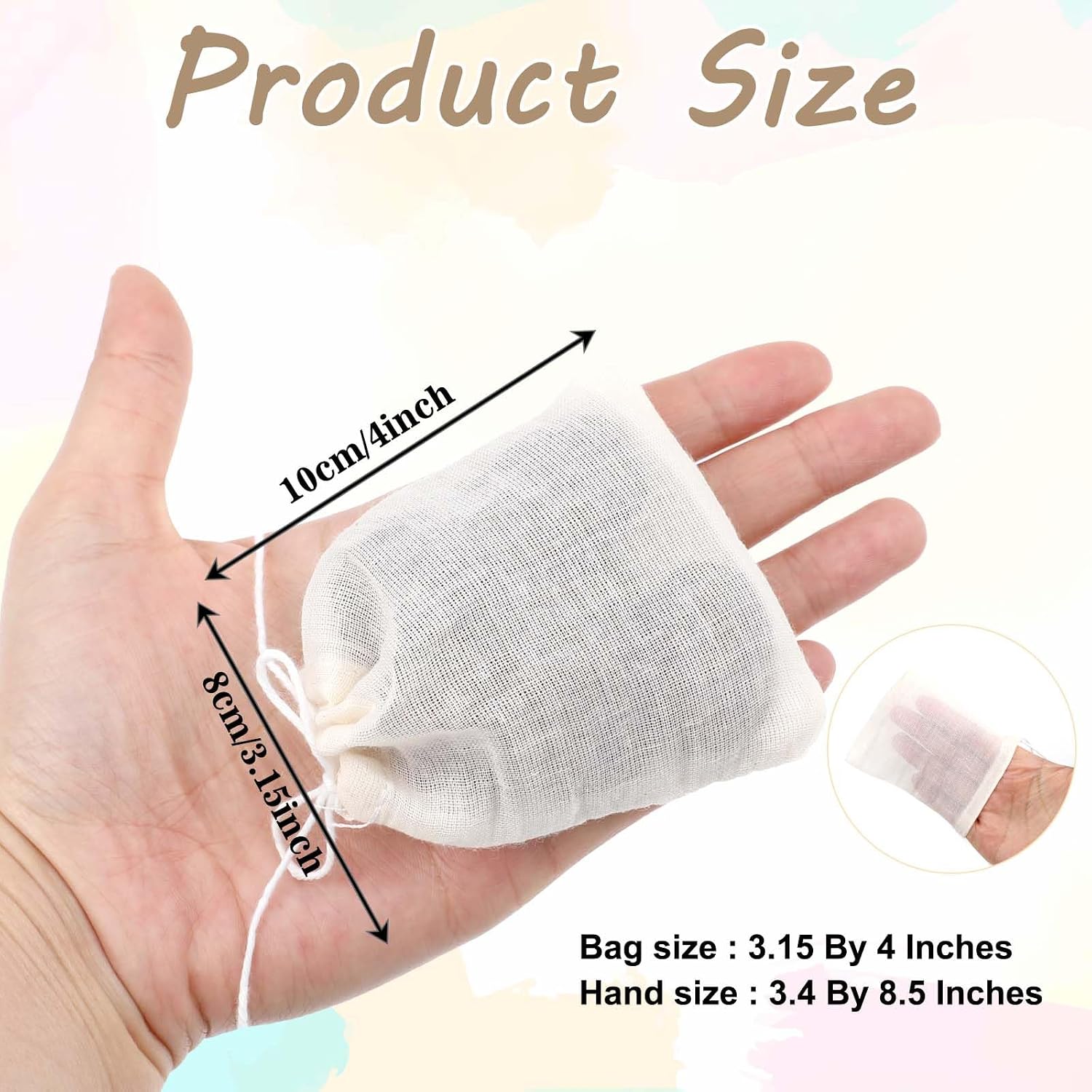 Yolev 30Pcs Sachet Bags Empty Small Drawstring Bags Small Organza Bag Mini Drawstring Pouch Mesh Jewelry Scent Bag Lavender Sachets for Drawers and Closets