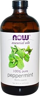 NOW Foods Peppermint Oil, 16 Fluid Ounce (2 Pack)