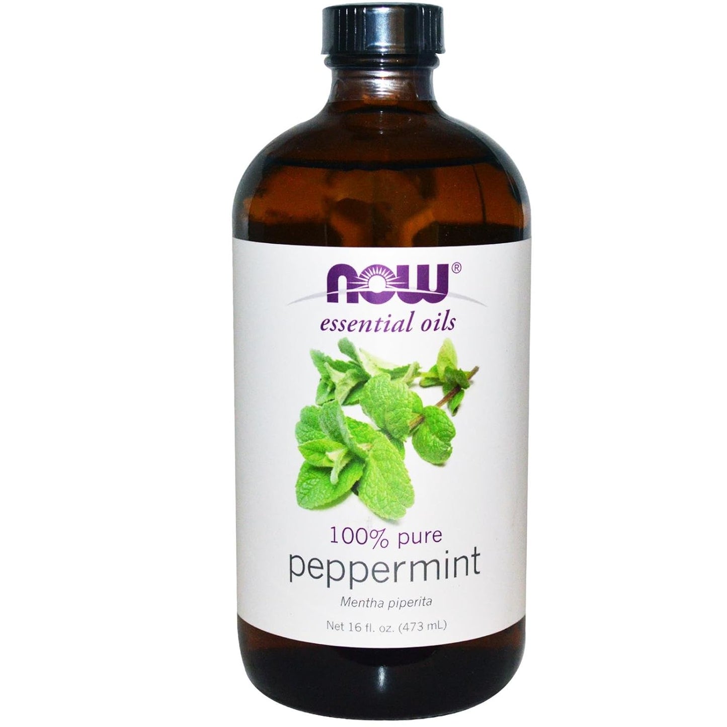 NOW Foods Peppermint Oil, 16 Fluid Ounce (2 Pack)