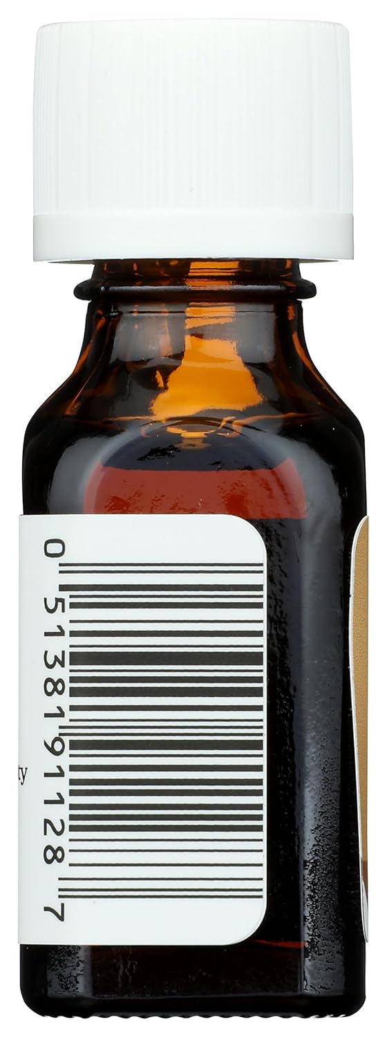 Aura Cacia 100% Pure Myrrh Essential Oil, 0.5 fl. oz, Balsamic, Warm Spicy Aroma, Centering & Meditative Restoring Myrrh Oil