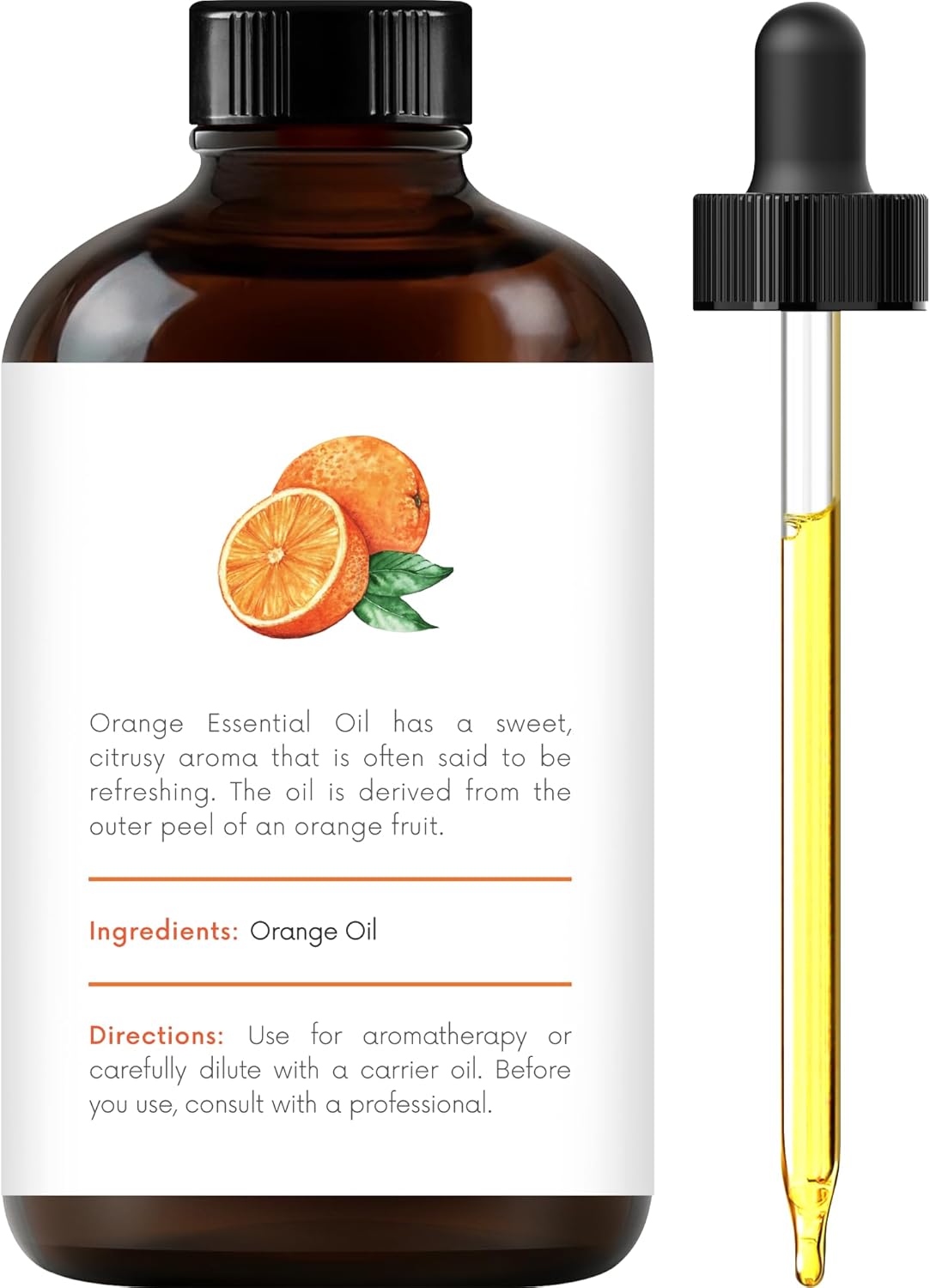 Handcraft Blends Sweet Citrus Mint Set: Peppermint and Orange Essential Oils – (2 x 4 Fl Oz) – 100% Pure & Natural – for Diffuser, Aromatherapy, and DIY Projects