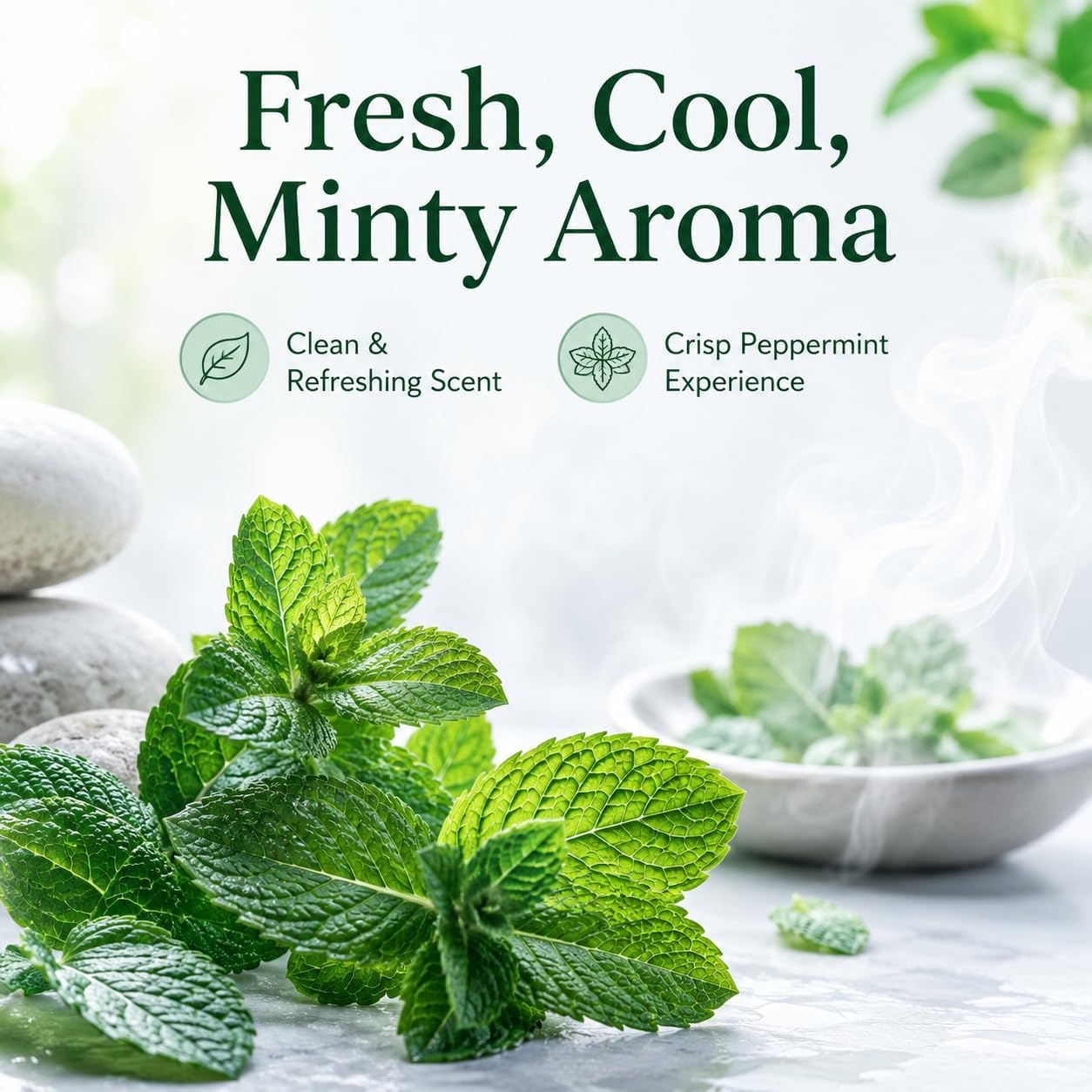 GreenHealth Japanese Peppermint Essential Oil – 8 fl oz – 100% Pure & Uncut – Strong Menthol Aroma – Steam-Distilled