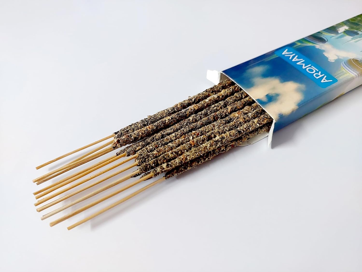 Masala Incense Sticks with Natural Wood Chips | Hand Rolled Bundle | 6-Box Gift Set with 90 Sticks | Aromatherapy for Home, Meditation & Yoga | Core Collection