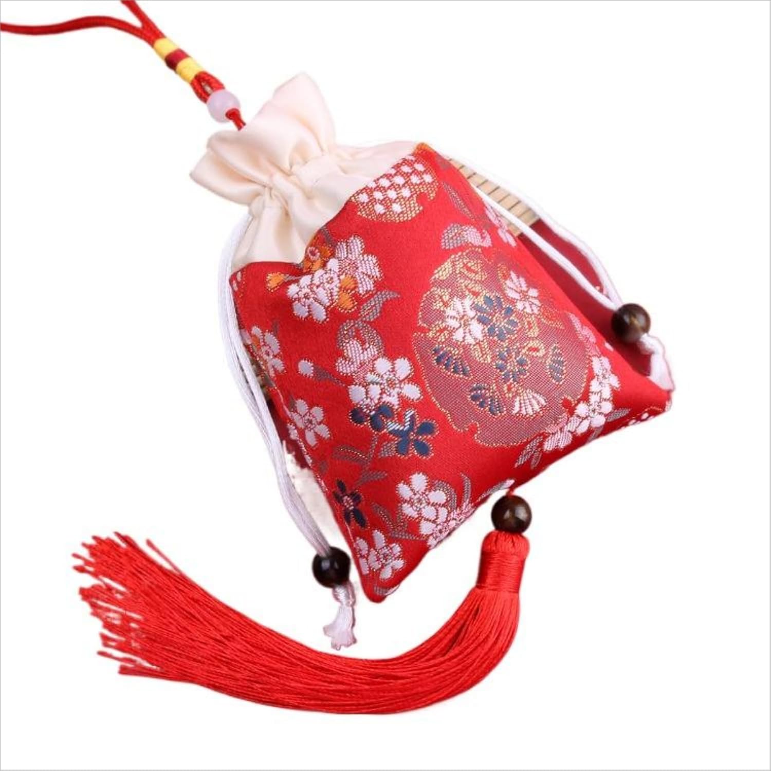 Chinese Medicine sachets, Wormwood Roses, Dried Flowers, Mugwort Leaves, Lemons, Lavender, Chinese Herbal Medicine, DIY Sachets, Portable sachets (Refresh oneself red)