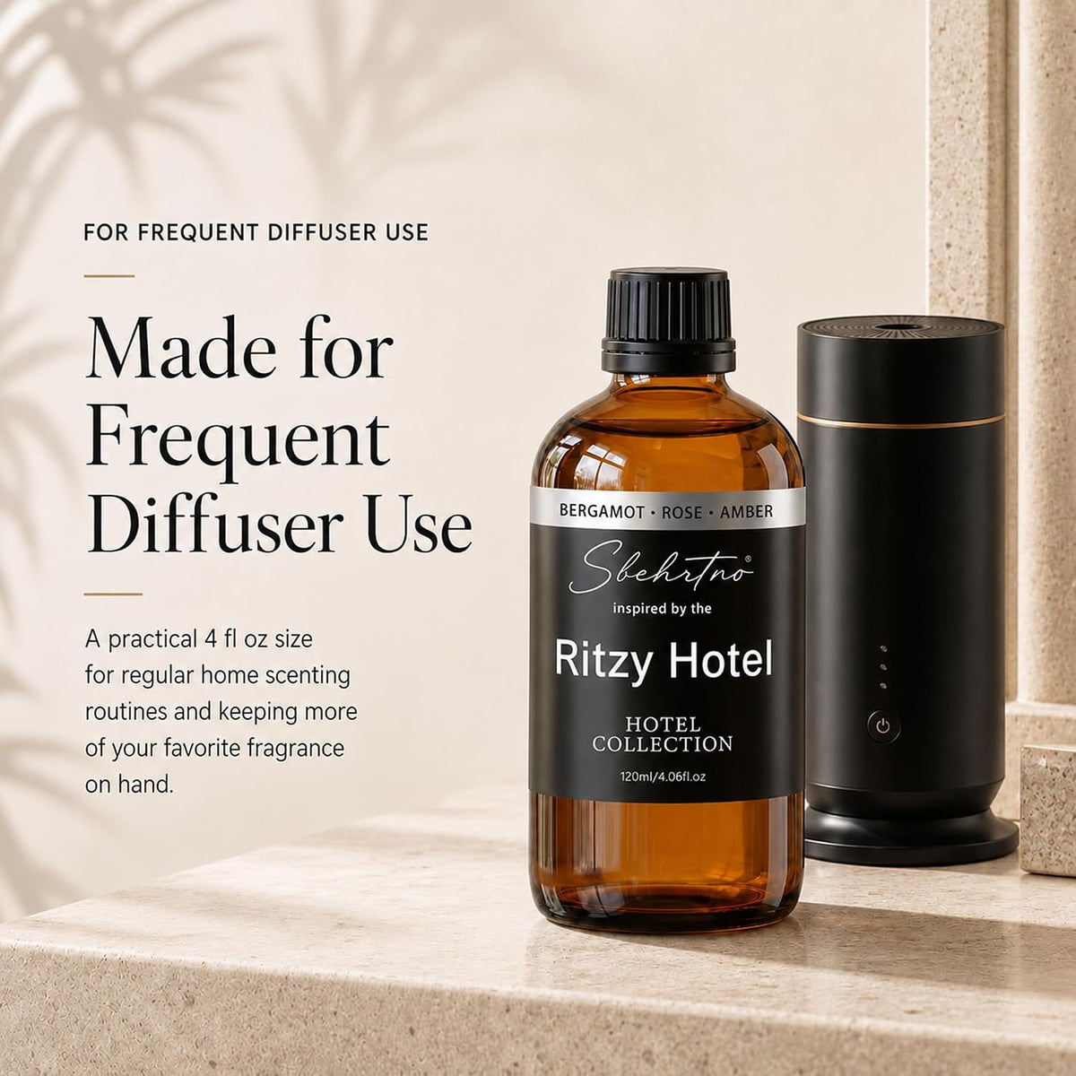 Hotel Collection Diffuser Oil, Coastal Hotel-Inspired Home Fragrance with Lemon, Bergamot &amp; Sea Breeze, for Waterless Diffusers &amp; Scent Machines (0.34 Fl Oz (Pack of 1))