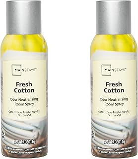 Mainstays Fresh Cotton Odor Neutralizing Room Spray, 8 oz total (2 pack)