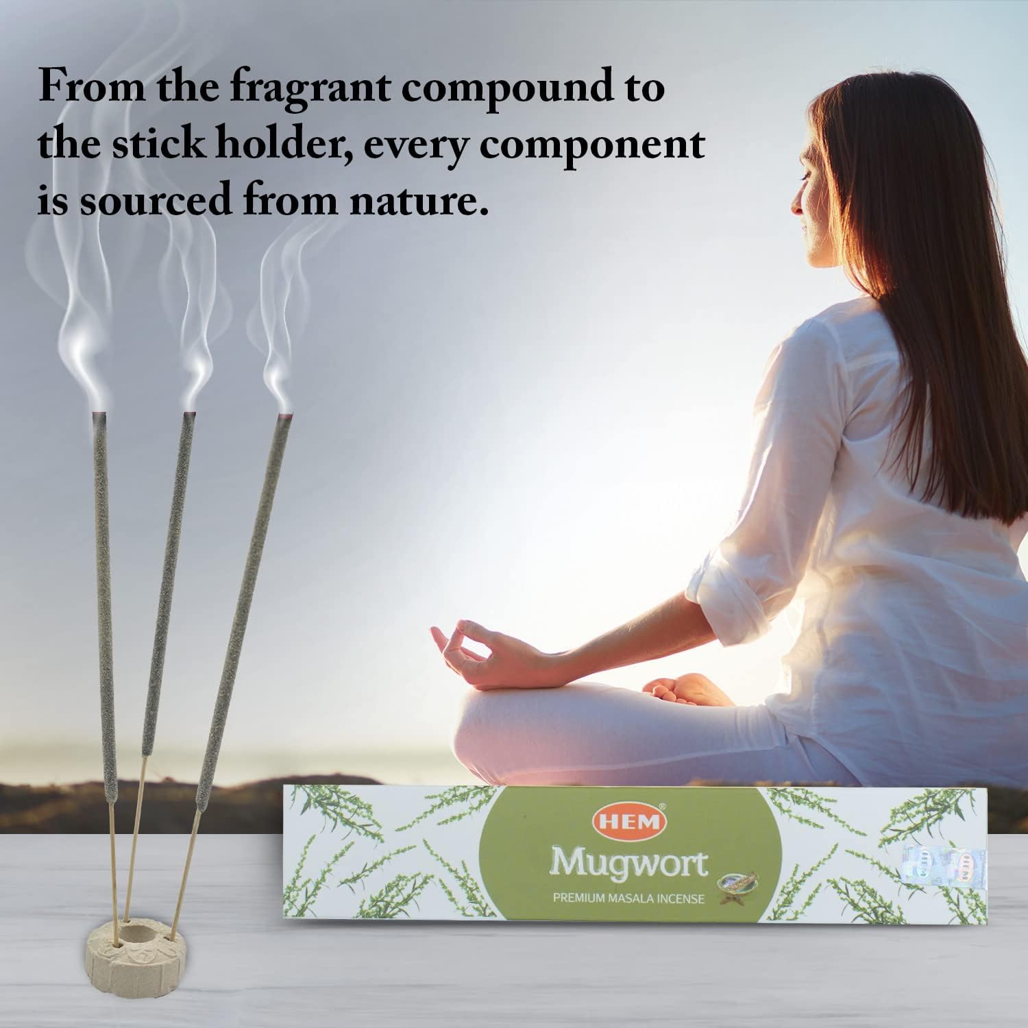 Hem Universal Masala Gift Pack Incense Sticks | Natural Fragrance of Sandalwood for Positivity | Smudge Healing Incense for Stress Relief & Cleansing | Gift Set - Pack of 12 (15 GMS Each)