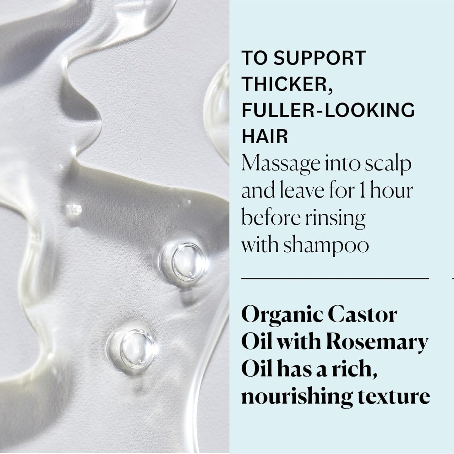 Sky Organics USDA Organic Castor Oil with Rosemary Oil, Strengthening Oil, Pure Potent Blend, Hexane Free, Invigorates Scalp, Supports Stronger, Fuller-Looking Hair, DIY ebook included