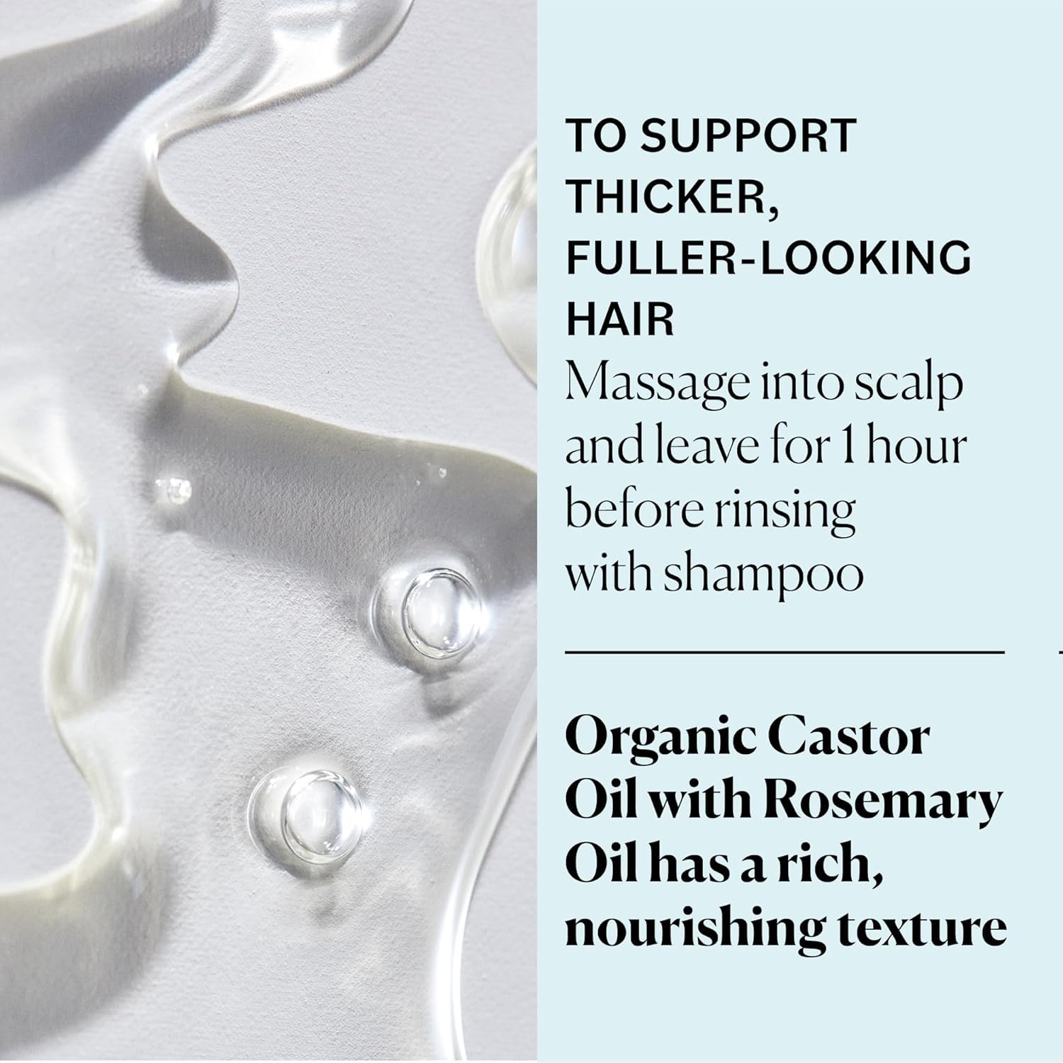 Sky Organics USDA Organic Castor Oil with Rosemary Oil, Strengthening Oil, Pure Potent Blend, Hexane Free, Invigorates Scalp, Supports Stronger, Fuller-Looking Hair, DIY ebook included