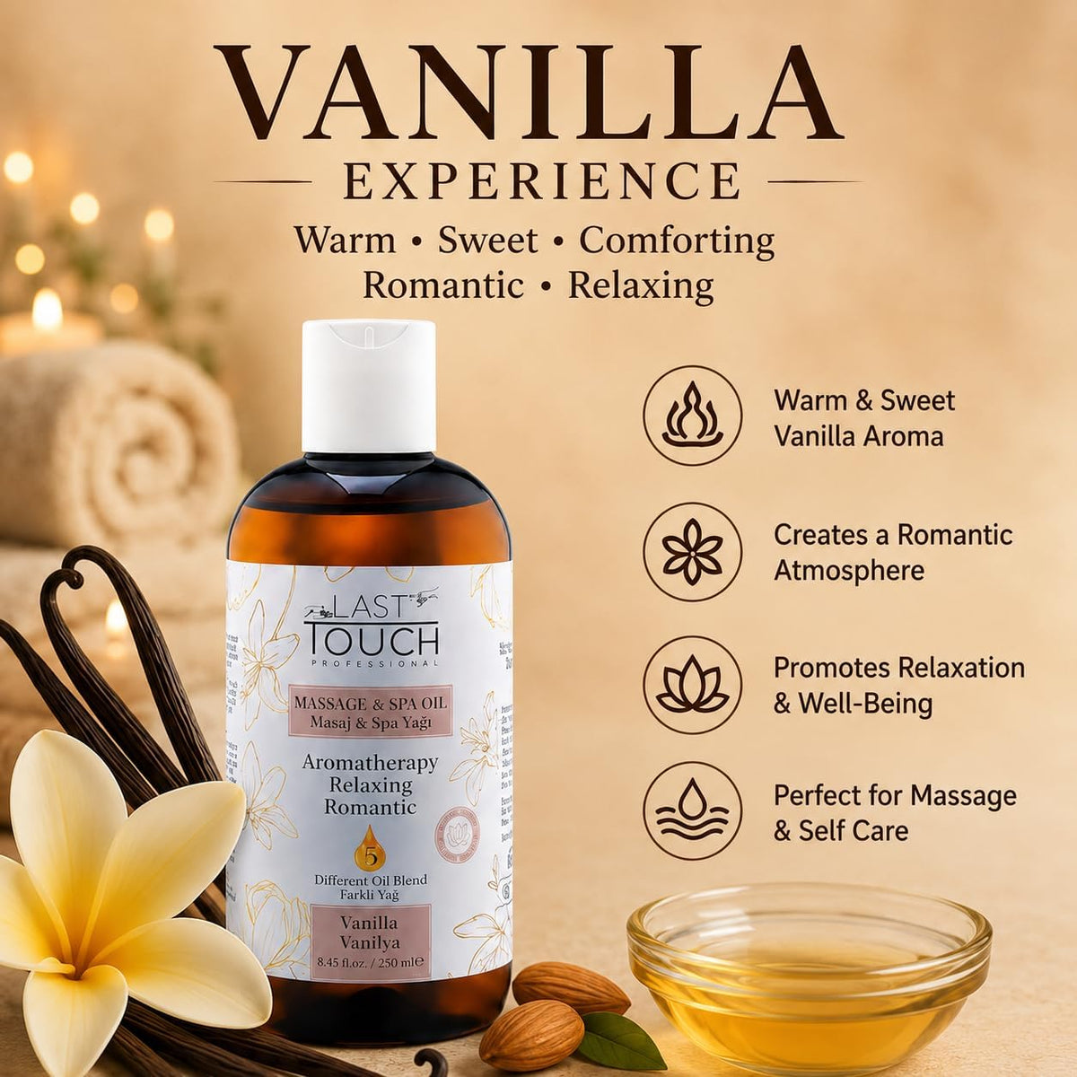 Vanilla Massage Oil for Couples