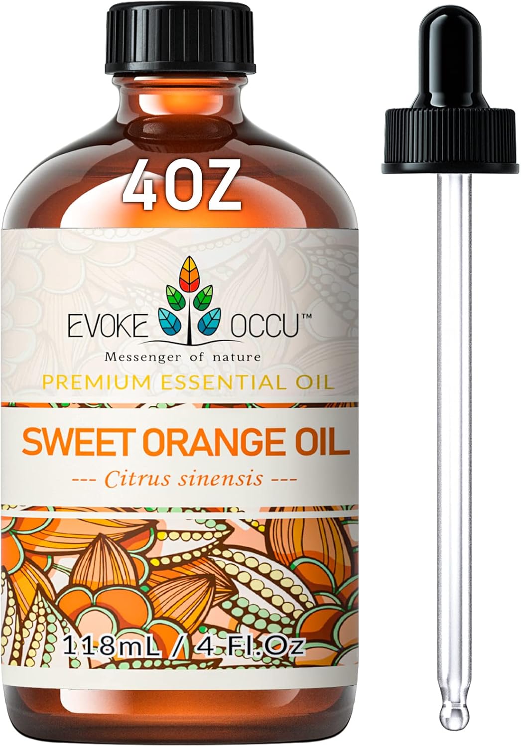 EVOKE OCCU Lemongrass Essential Oil and Sweet Orange Essential Oil - 4 Fl Oz