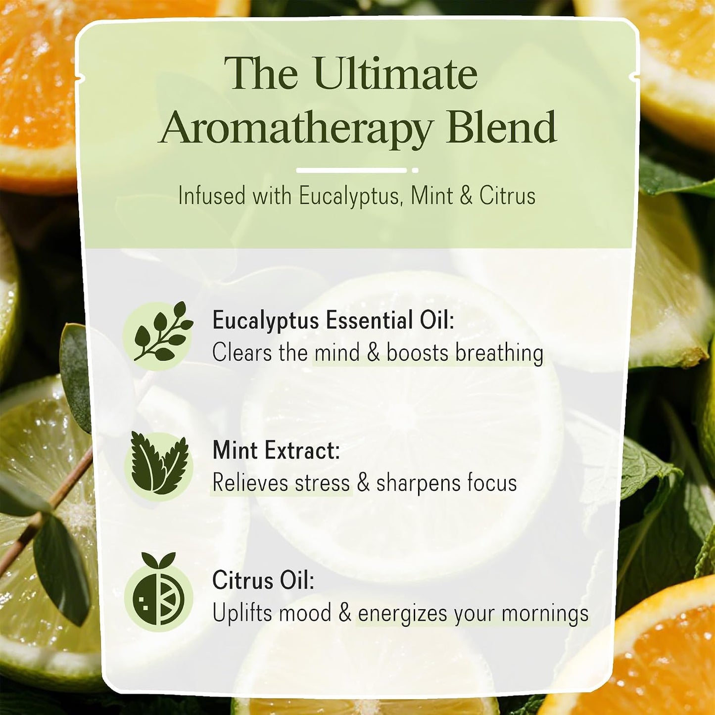 Shower Steamers 10 Pack, Eucalyptus Mint Citrus Shower Bombs Aromatherapy | Eucalyptus, Mint, Citrus & Sea Salt • Aromatherapy Shower Steamers • Home Spa Experience • 10 Pack