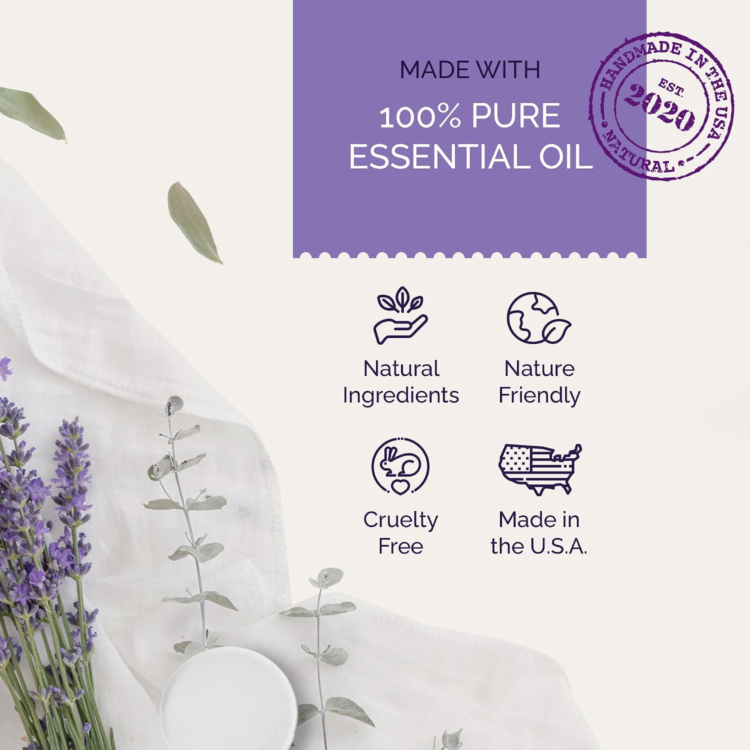 Shower Steamers Aromatherapy Lavender 8 Pack, 100% Pure Essential Oil, All Natural, for Men and Women, Made in USA