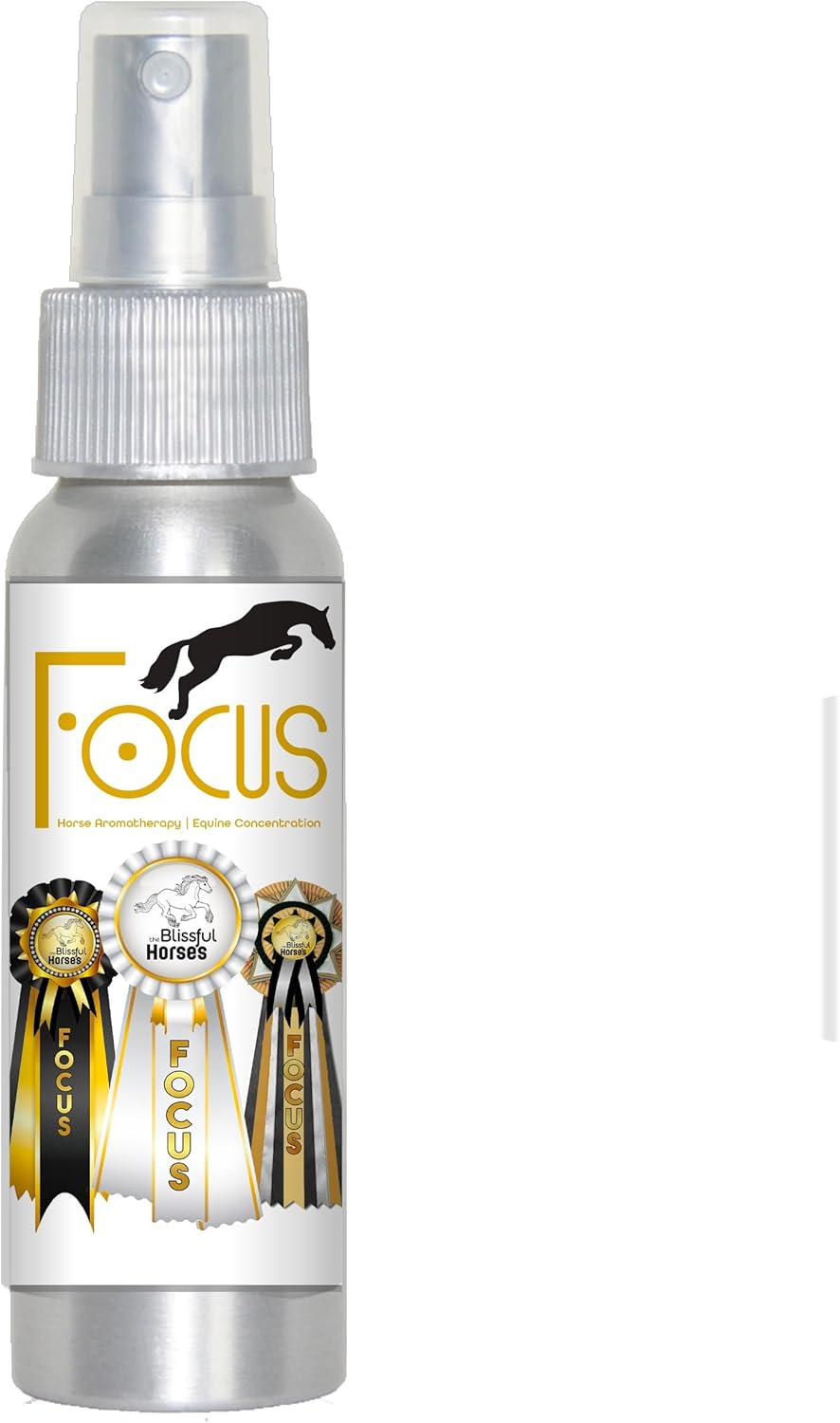 The Blissful Horses Focus Roll On Horse Aromatherapy All Natural Support for Concentration