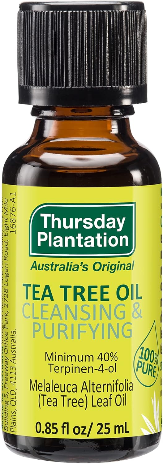 Thursday Plantation Australian Tea Tree Oil, Naturally Sourced Oil, Cleanses and Purifies, 0.85 fl oz