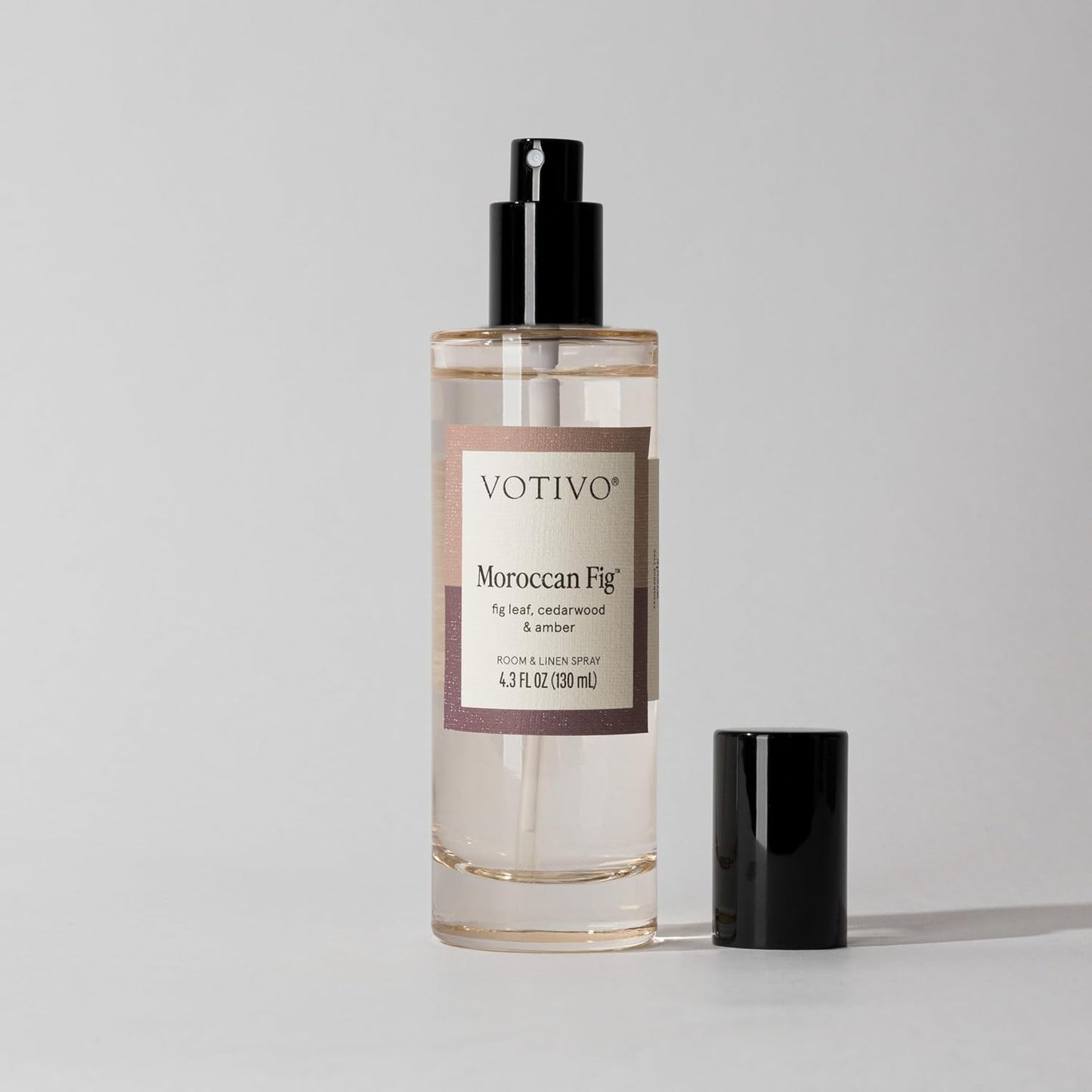 Votivo Moroccan Fig 4.3 oz Room & Linen Spray | Scented Air Freshener for Linens & Living Areas | Premium Long Lasting Fragrance