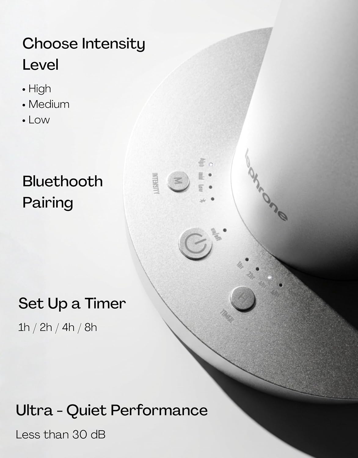Waterless Essential Oil Diffuser with Smart App | Nebulizer, Aroma Diffuser, Fragrance, Scent Air Machine, 50 ml, Remote, Cold Air Diffuser, Aromatherapy for Home Scenting, Portable