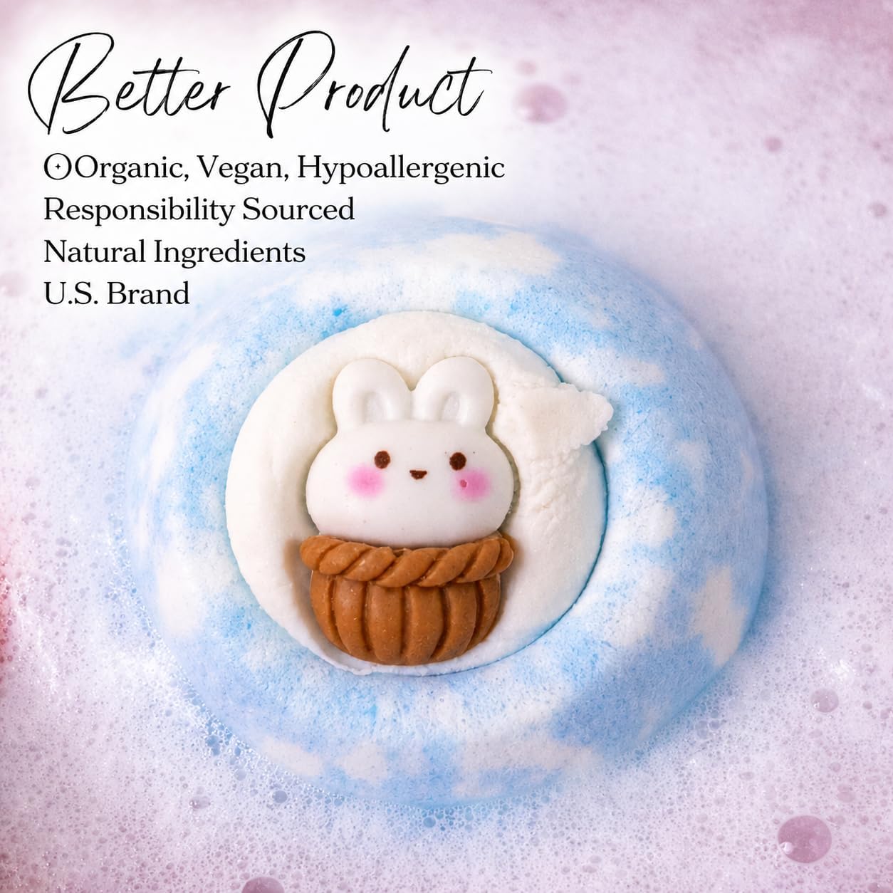 EvolutionUSA 12 Bloom Bath Bombs with Toys - Adorable Girl Bath Bomb Set, Bubbly Kids Bathbombs, Fizzy Bath Ball, Kids Bath Bombs for Girls, Childrens Bath Bomb Set Easter, Birthday, Christmas Gift
