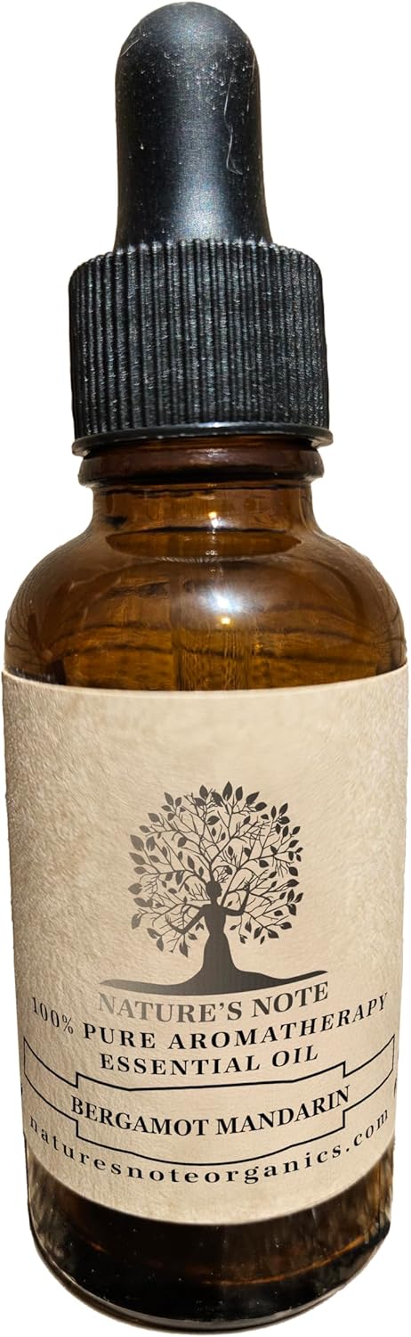 Bergamot Mandarin Essential Oil - 100% Pure Grade Essential Oil by Nature's Note Organics - 0.3 Fl Oz