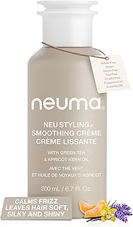 Neuma Neu Styling Smoothing Hair Crème, 6.7 FL Oz | Lightweight Frizz Control Cream Enriched with Shea Butter & Apricot Kernel Oil for Soft, Smooth & Shiny Hair | Color-Safe Formula