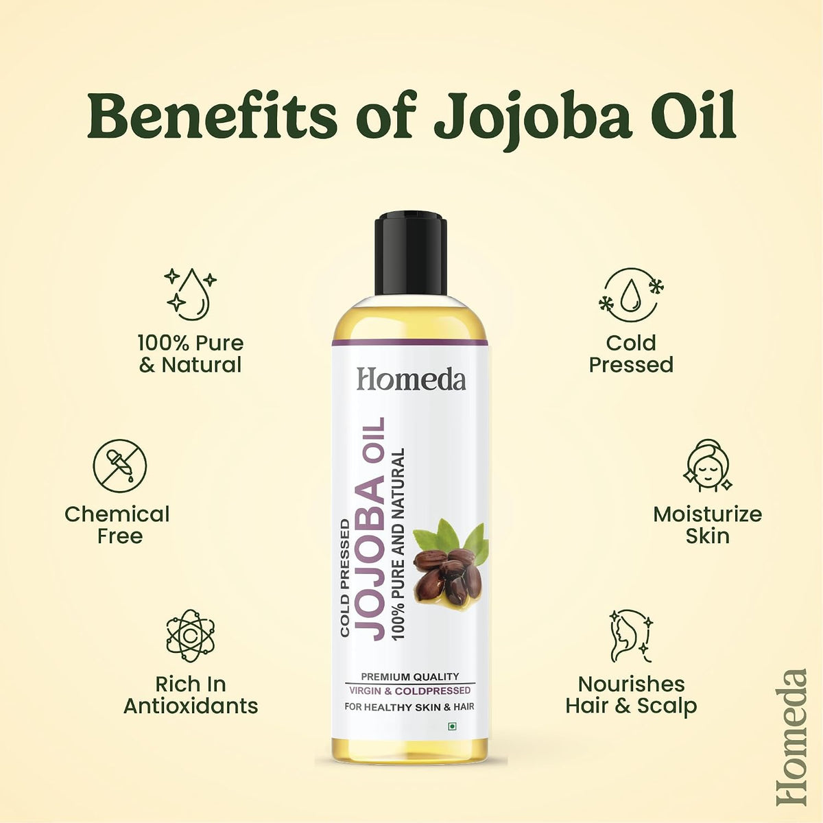 Jojoba Oil Cold Pressed for Nails Cuticle
