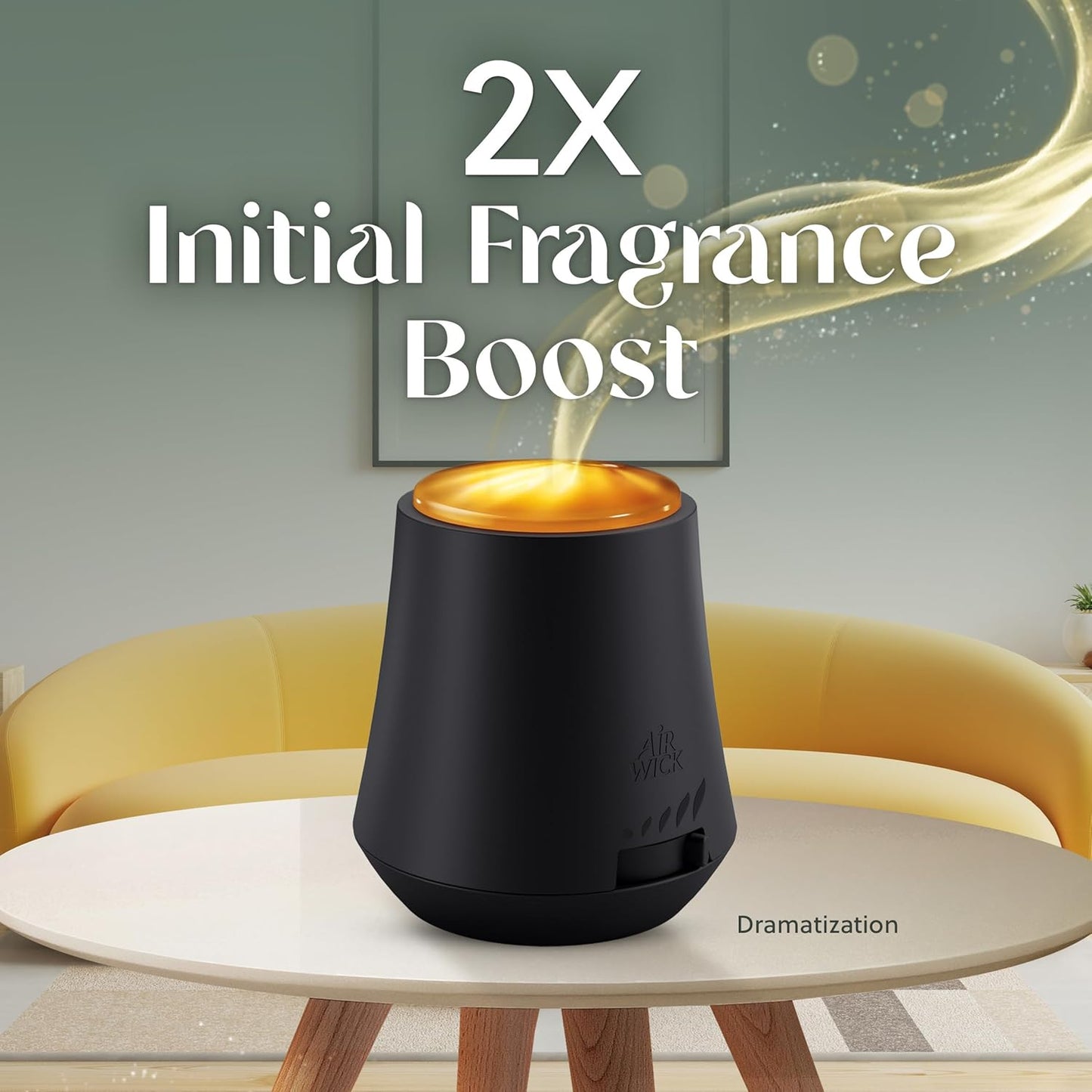 Air Wick Essential Mist Refill, 3ct, Linen & Petals, Air Freshener, Essential Oils